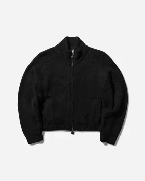 Women's Ultra Zip Funnel Sweater Jet Black