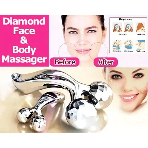 0370 - 3D Roller Face Massager