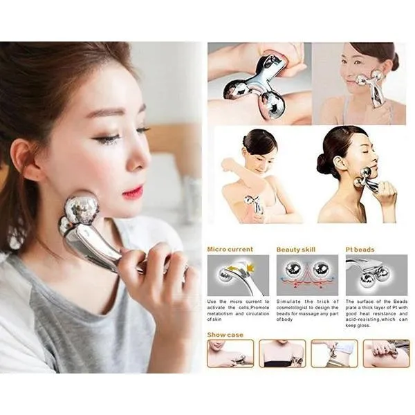 0370 - 3D Roller Face Massager