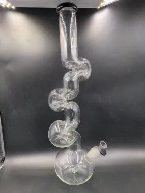 20 AQUA Glass Kink Zong Glass Water Bong