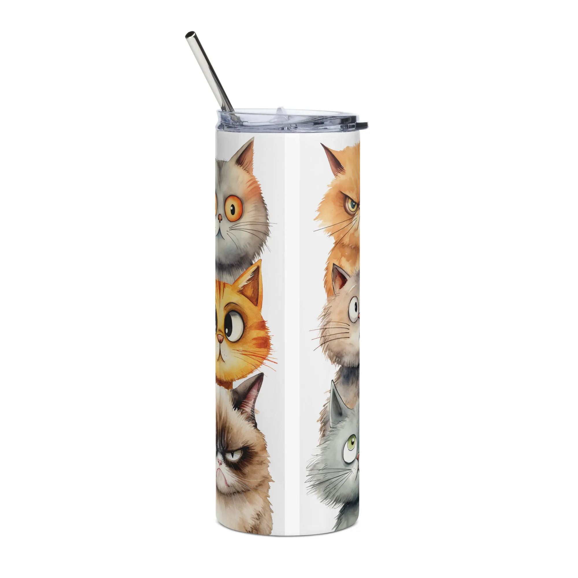 20oz "Crazy Cat Lady" Stainless steel tumbler