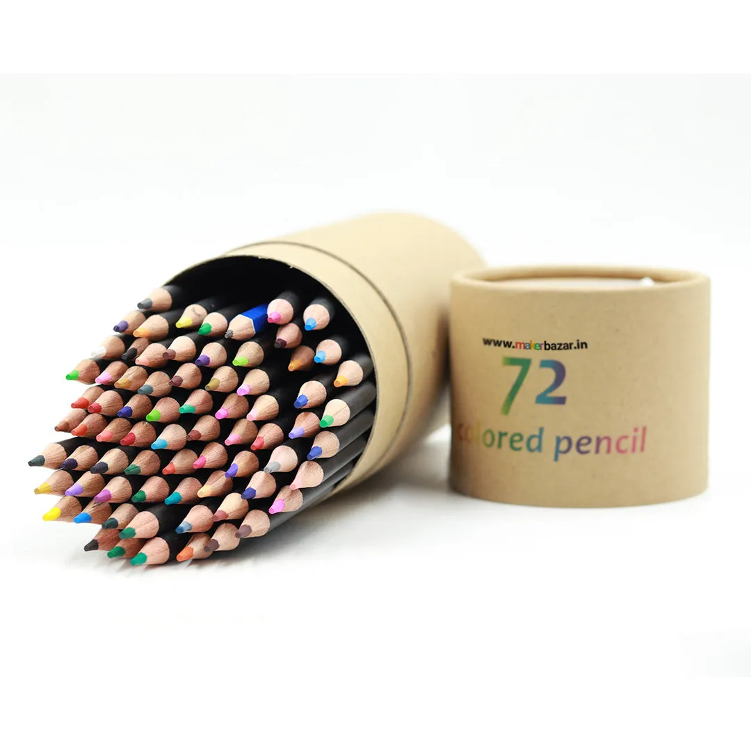 72 Pcs Oil Based Color Pencils Set with Sharpener Eraser Colored Pencils