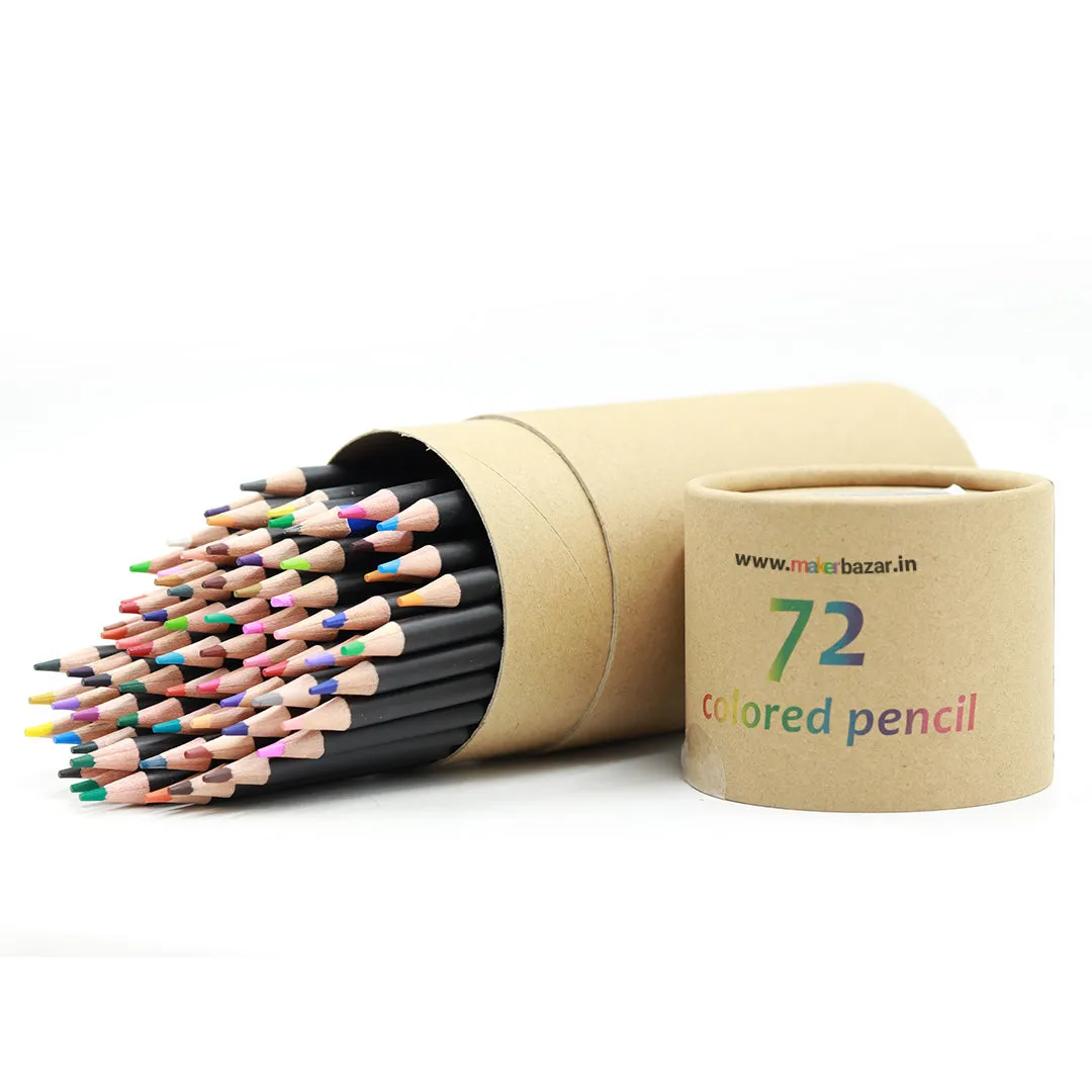 72 Pcs Oil Based Color Pencils Set with Sharpener Eraser Colored Pencils