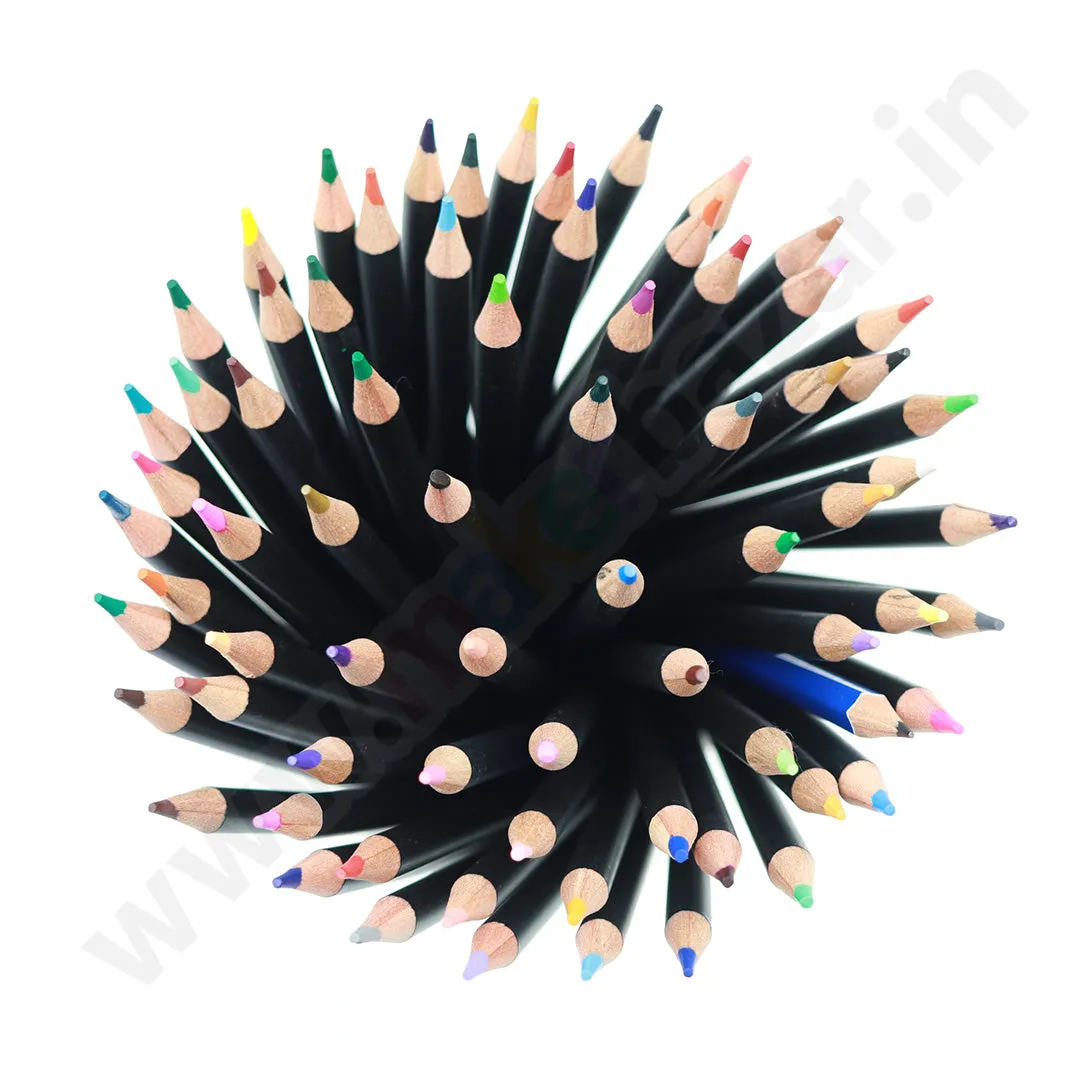 72 Pcs Oil Based Color Pencils Set with Sharpener Eraser Colored Pencils