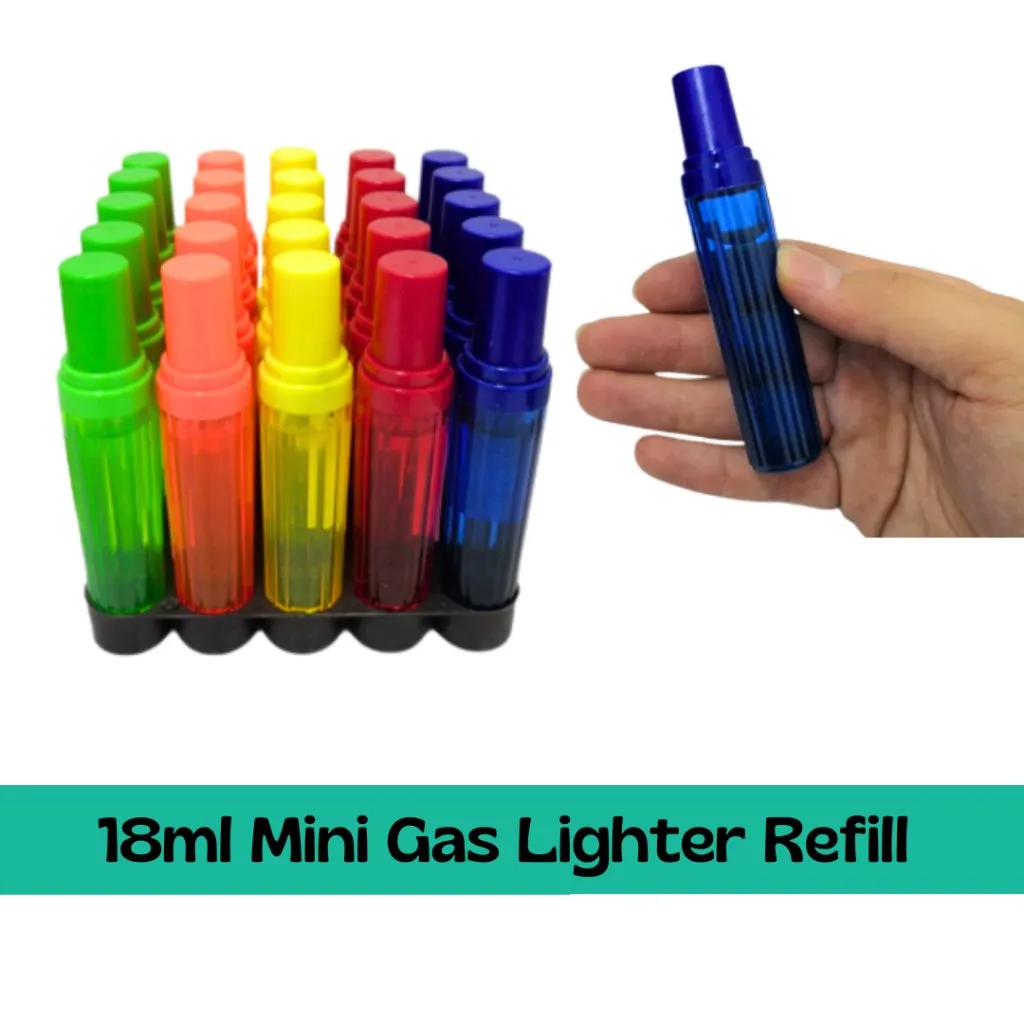 Adjustable Flame Gas Lighters & Refill Bottles For Home Use