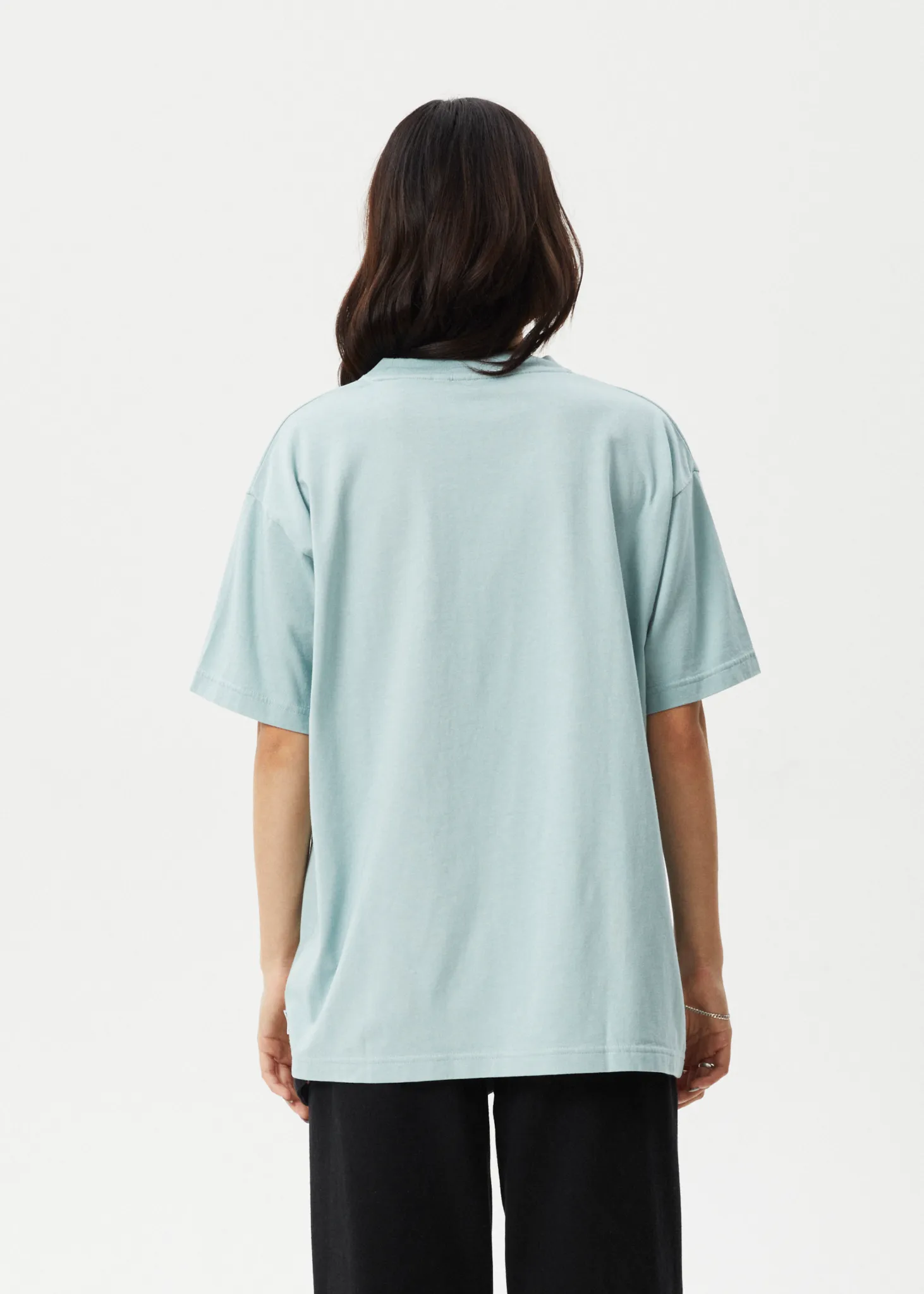 AFENDS Womens Sacred - Oversized Tee - Ether Blue