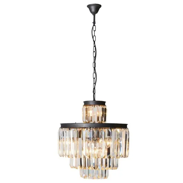 Alexis 11Lt Tiered Crystal Chandelier