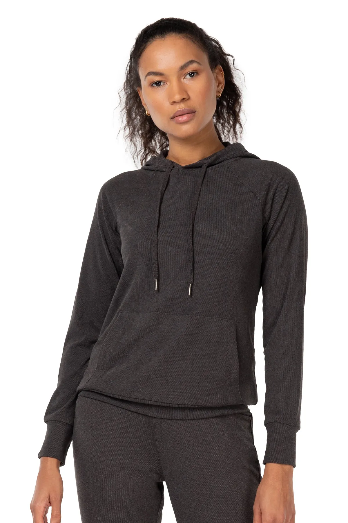 Apres Ski Ribbed Fleece Hoodie