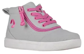 Billy Grey/Pink BILLY D|R Short Wrap High Tops