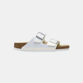 Birkenstock Arizona Birko Flor Women's Shiny Lizard White