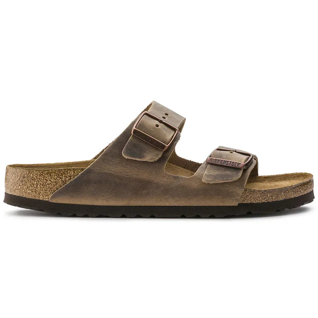 Birkenstock Arizona Soft Footbed Oiled Nubuck Leather Sandals Unisex