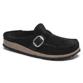 Birkenstock Buckley Suede Leather Black Women's