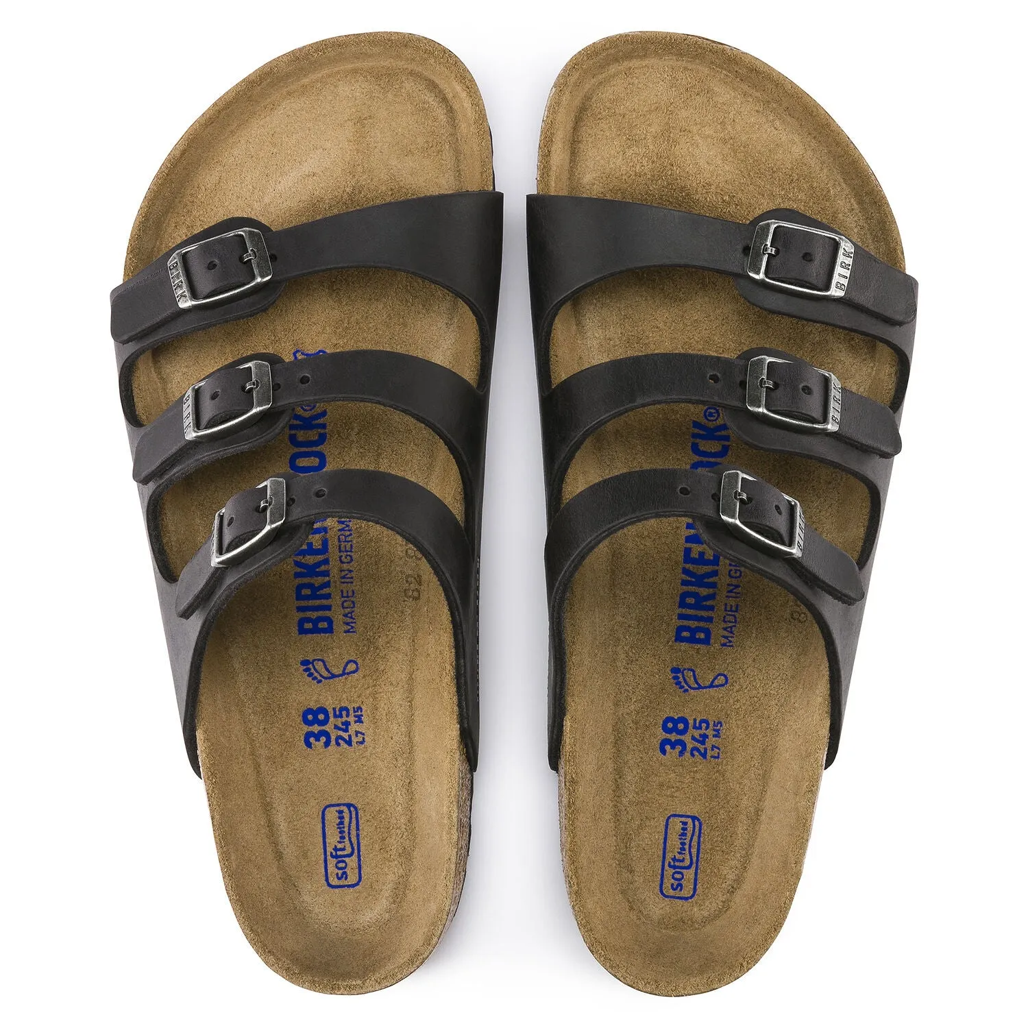 Birkenstock Florida Soft Footbed Oiled Leather Sandals Women's