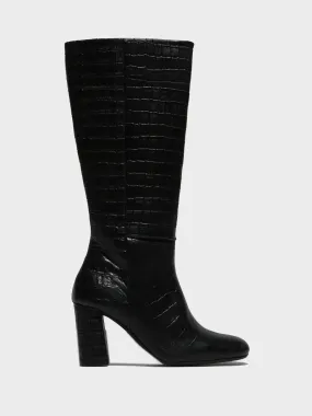 Black Knee-High Boots