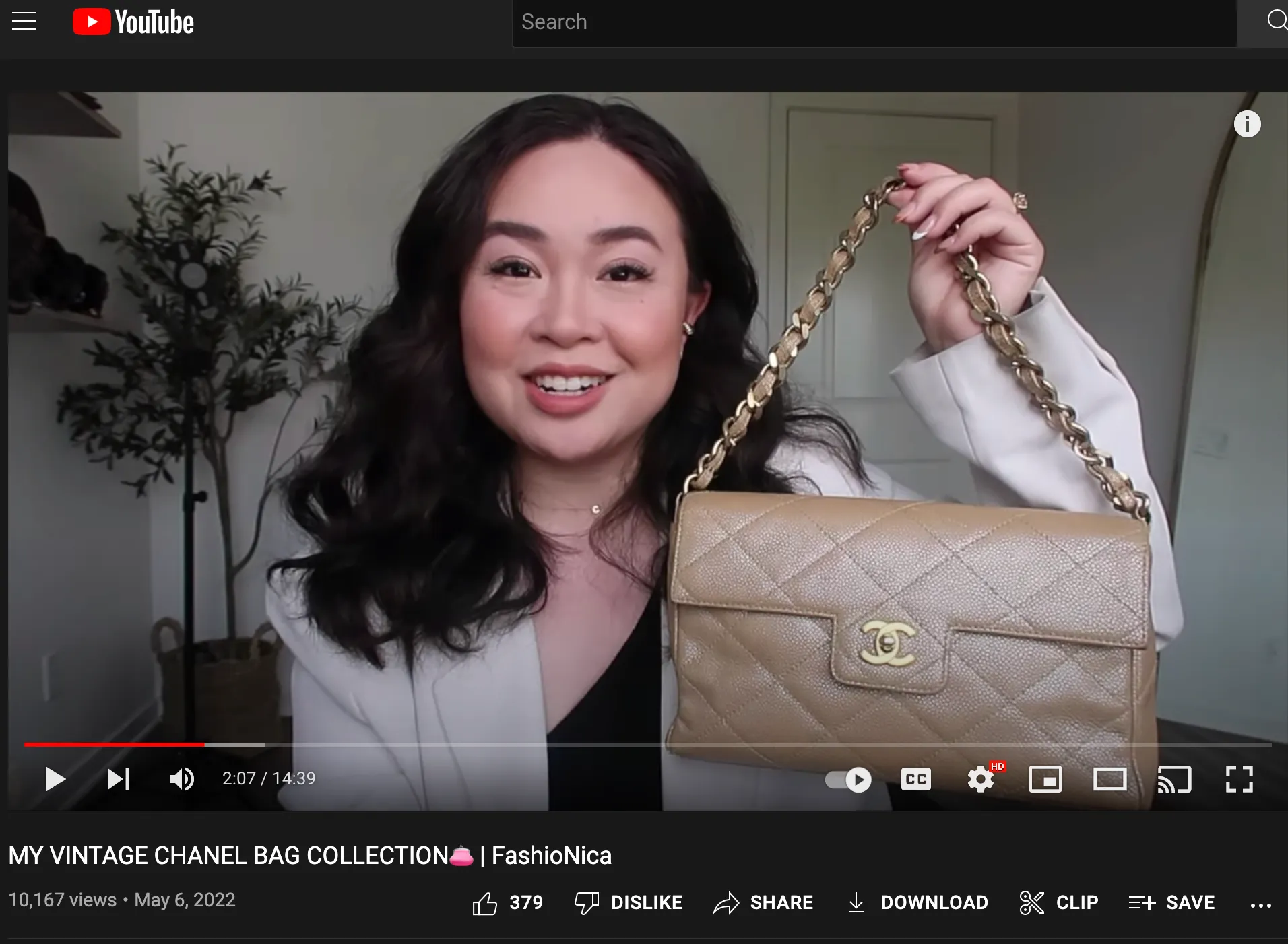 Chanel Caviar Iridescent Half Flap