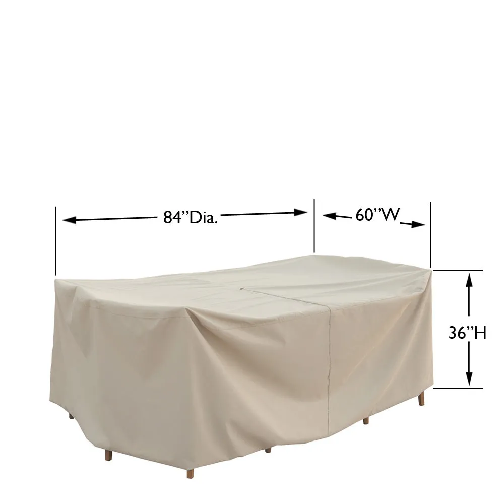 CP586 - Small Oval/Rectangle Table & Chairs Cover