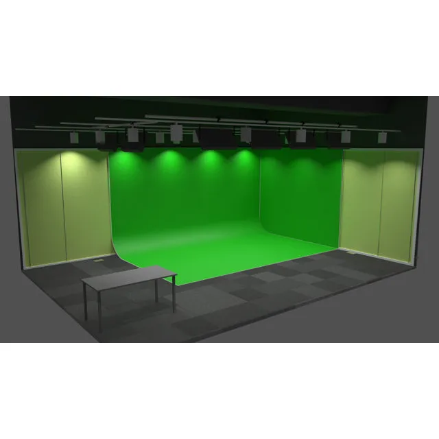 Curved Large Commercial Cyclorama Infinity Cove Backdrop and Frame Bundle Kit V2 - Black (Made To Order)