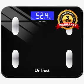 Dr Trust USA Smart Body Fat and Body Composition Rechargeable Scale Analyser 2.0 for Body Weight 509