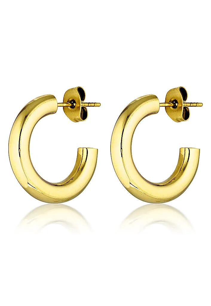 Farrah Hoop Earrings | Gold