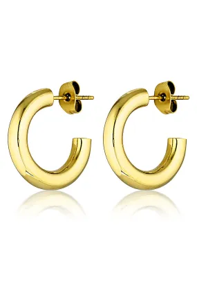 Farrah Hoop Earrings | Gold