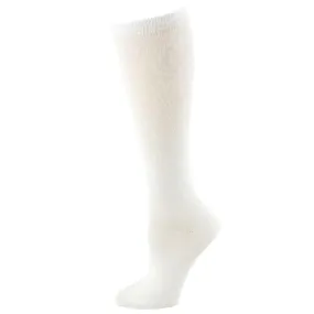 Flat Knit Combed Cotton School Uniform Knee High Socks 3-Pair Pack