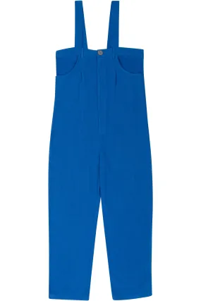 French Blue Clown Pants Jumpsuit