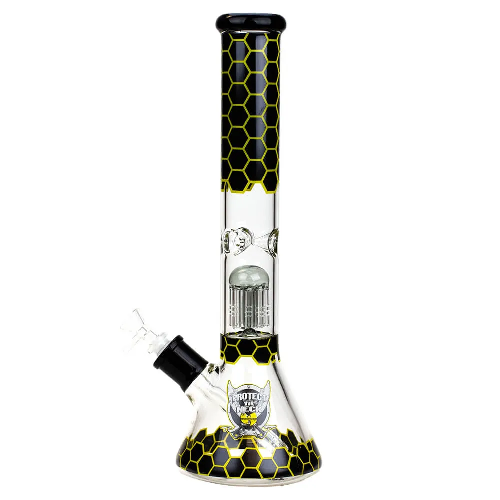 Honeycomb Graphics Tree Arm Percolator Bong