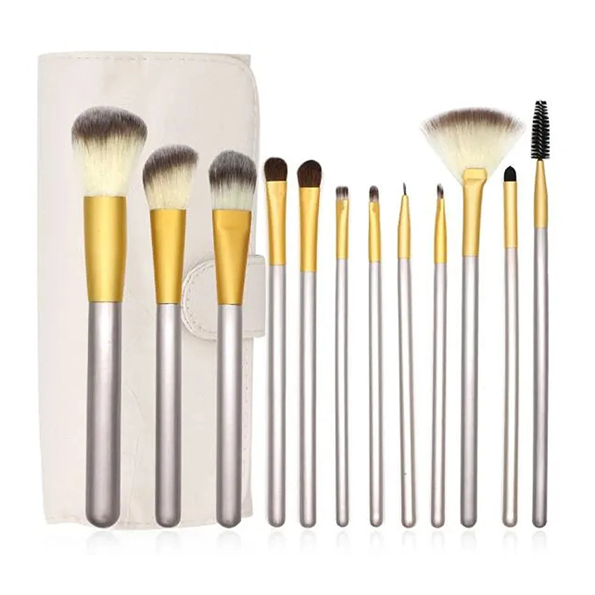 IGIA 12 PCs Makeup Brush Set -Professional  Multi-function Cosmetic Brushes with Bag