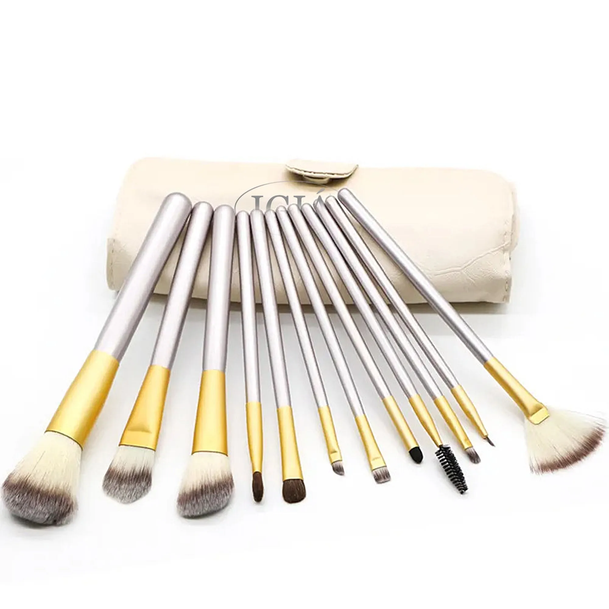 IGIA 12 PCs Makeup Brush Set -Professional  Multi-function Cosmetic Brushes with Bag