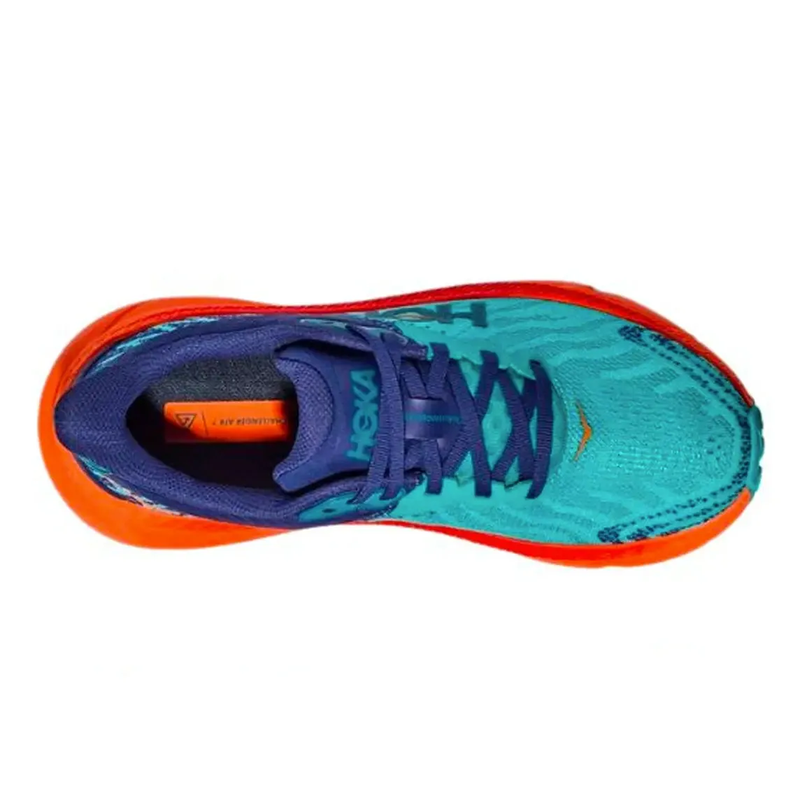 Mens Hoka Challenger ATR 7 (Wide) - Ceramic / Vibrant Orange