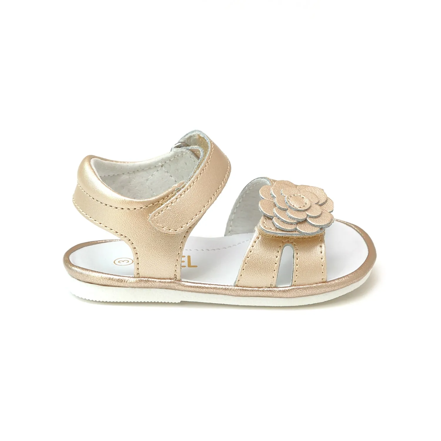 Mila Flower Cutout Sandal (Baby)