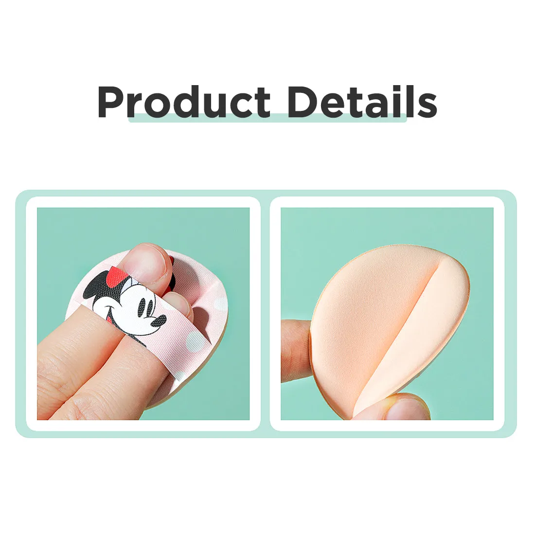 MINISO x Mickey Mouse - Air Cushion Super Soft Make up Puff, 2PCS