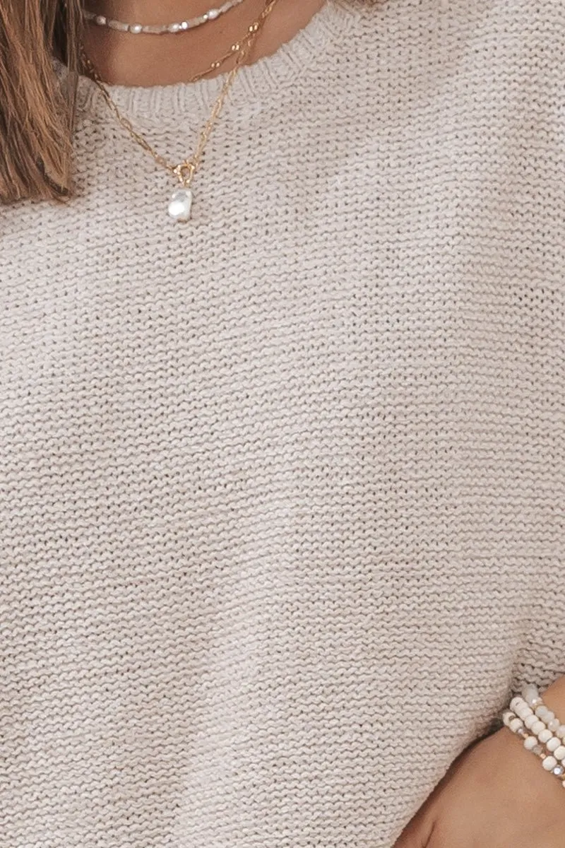 Sleeveless Round Neck Pullover Sweater