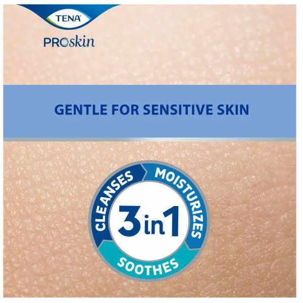 TENA ProSkin Cleansing Cream Rinse-Free Body Wash - Alternative to Soap and Water