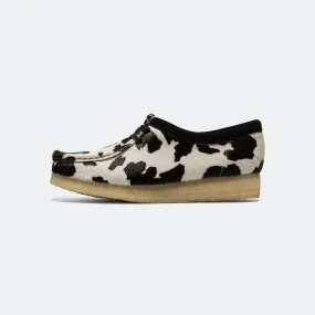 Womens Wallabee - Black Cow Print